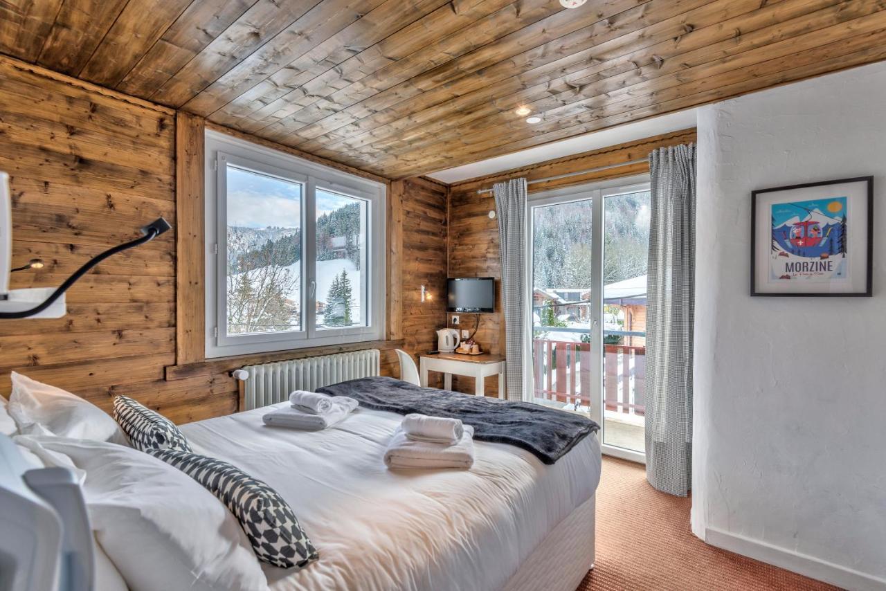 Hotel La Chaumiere Morzine Exterior foto