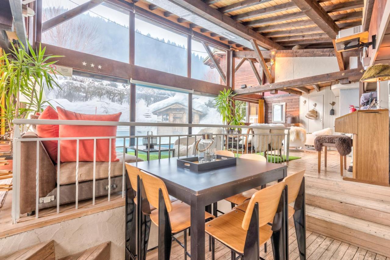 Hotel La Chaumiere Morzine Exterior foto